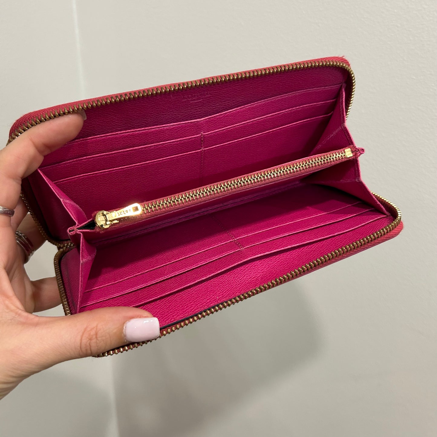 SOLD! Loewe Zip Wallet