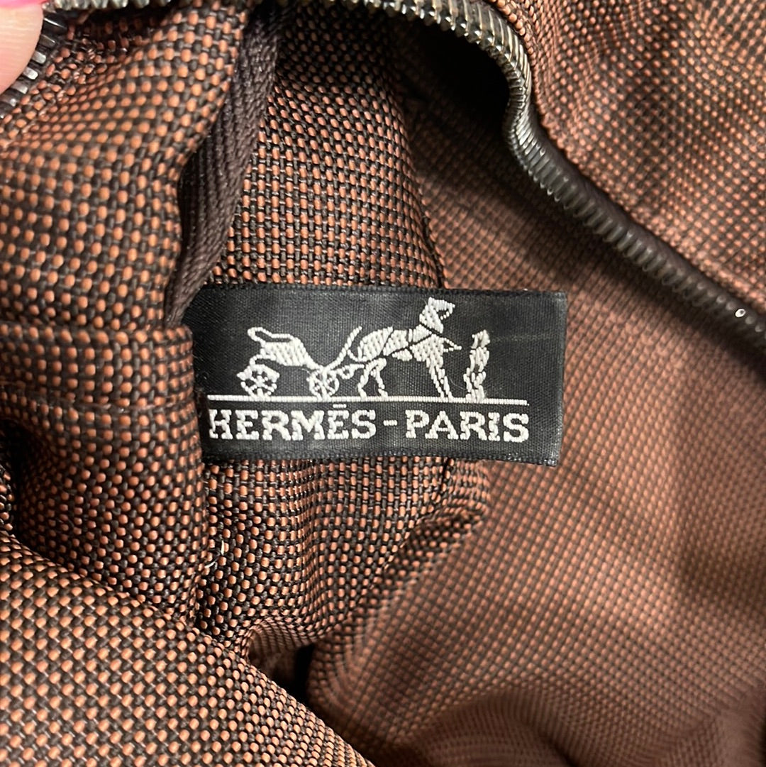SOLD! Hermès Toile Fourre-Tout PM Tote