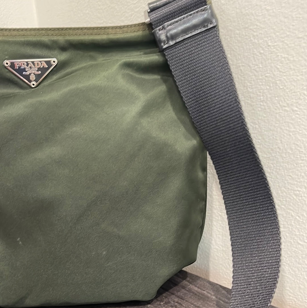 SOLD! Prada Nylon Crossbody Bag