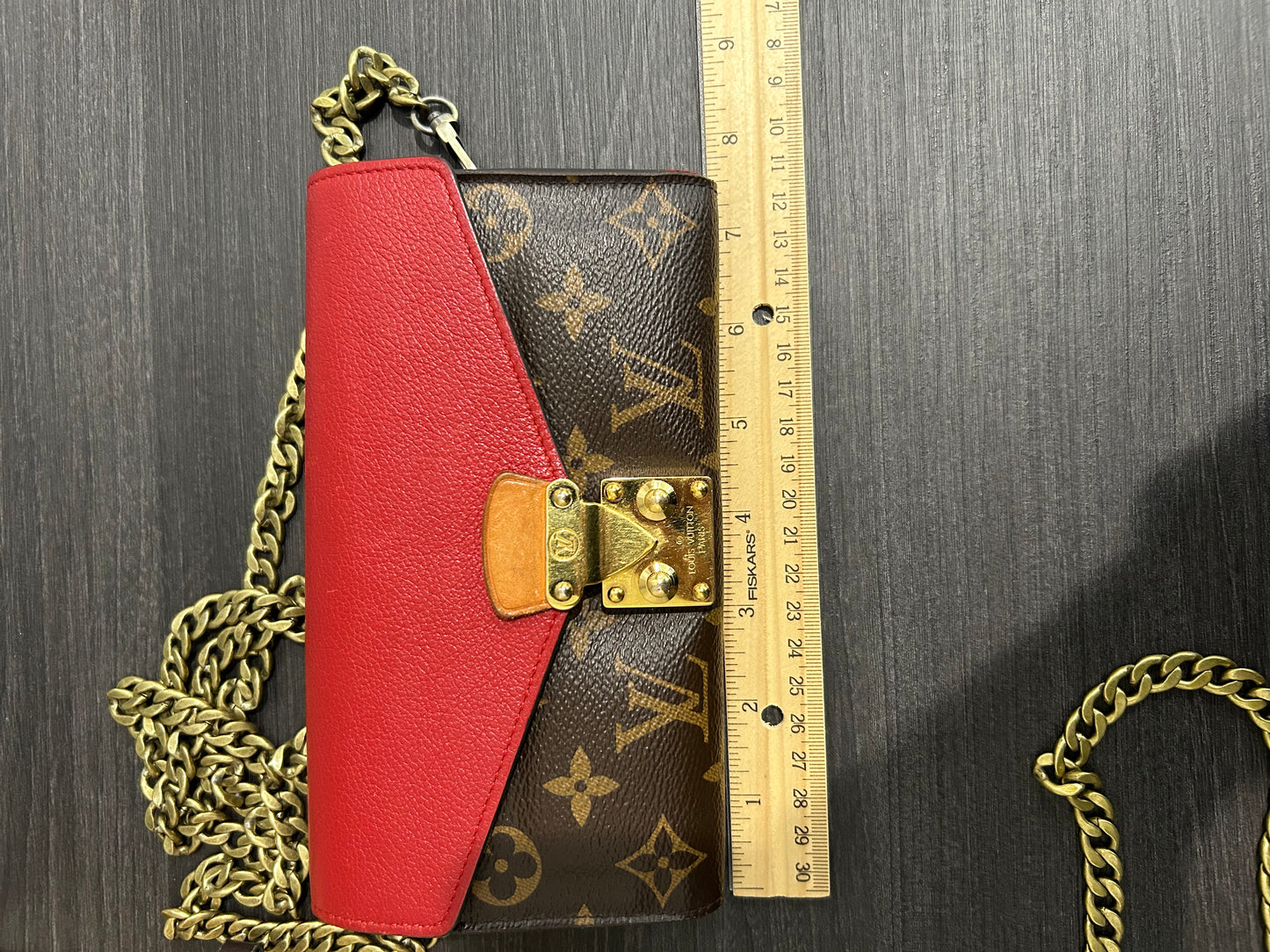 SOLD! Louis Vuitton Pallas Wallet on Chain