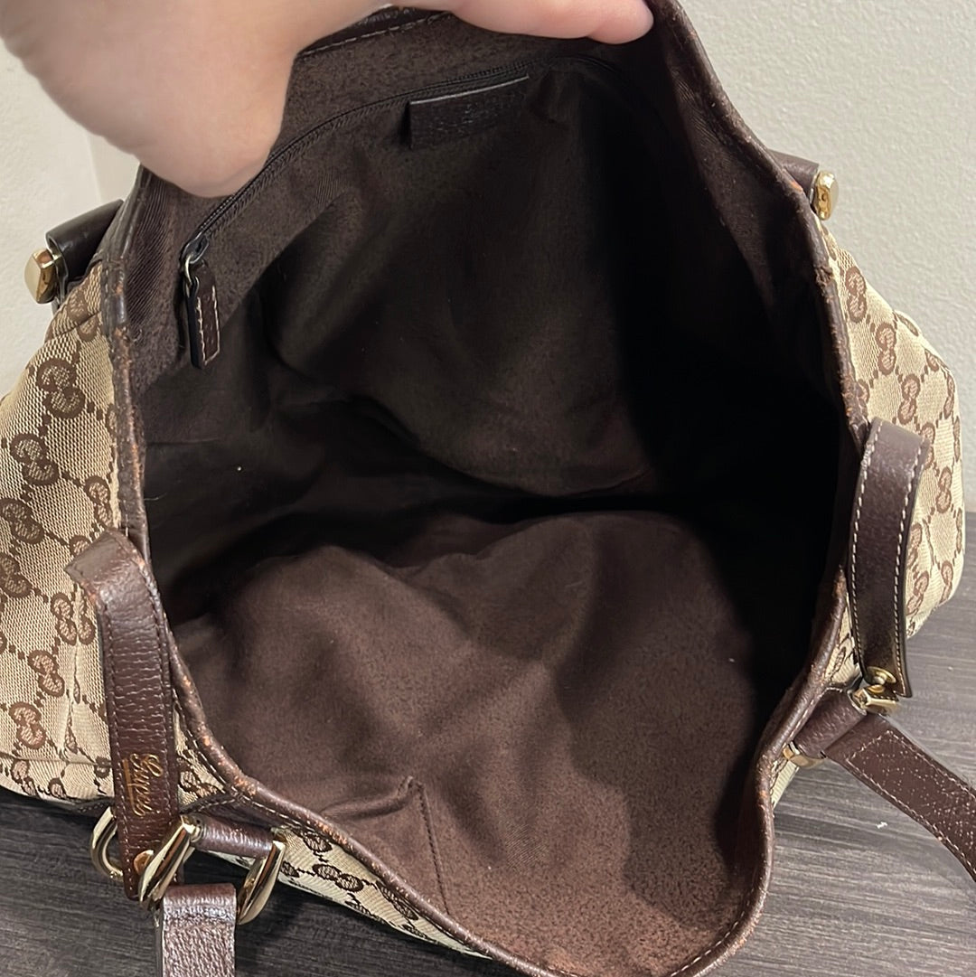 SOLD! Gucci GG Canvas Tote