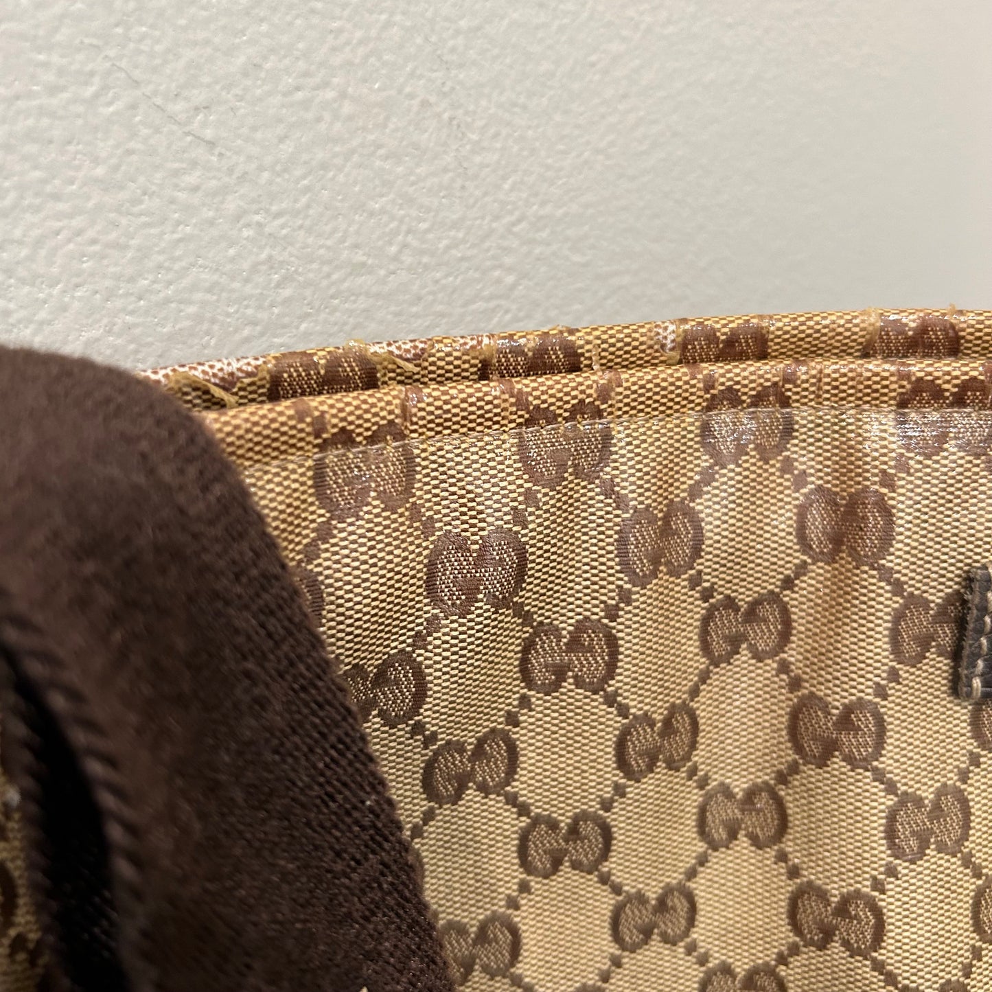 CLEARANCE Gucci Coated Canvas Messenger