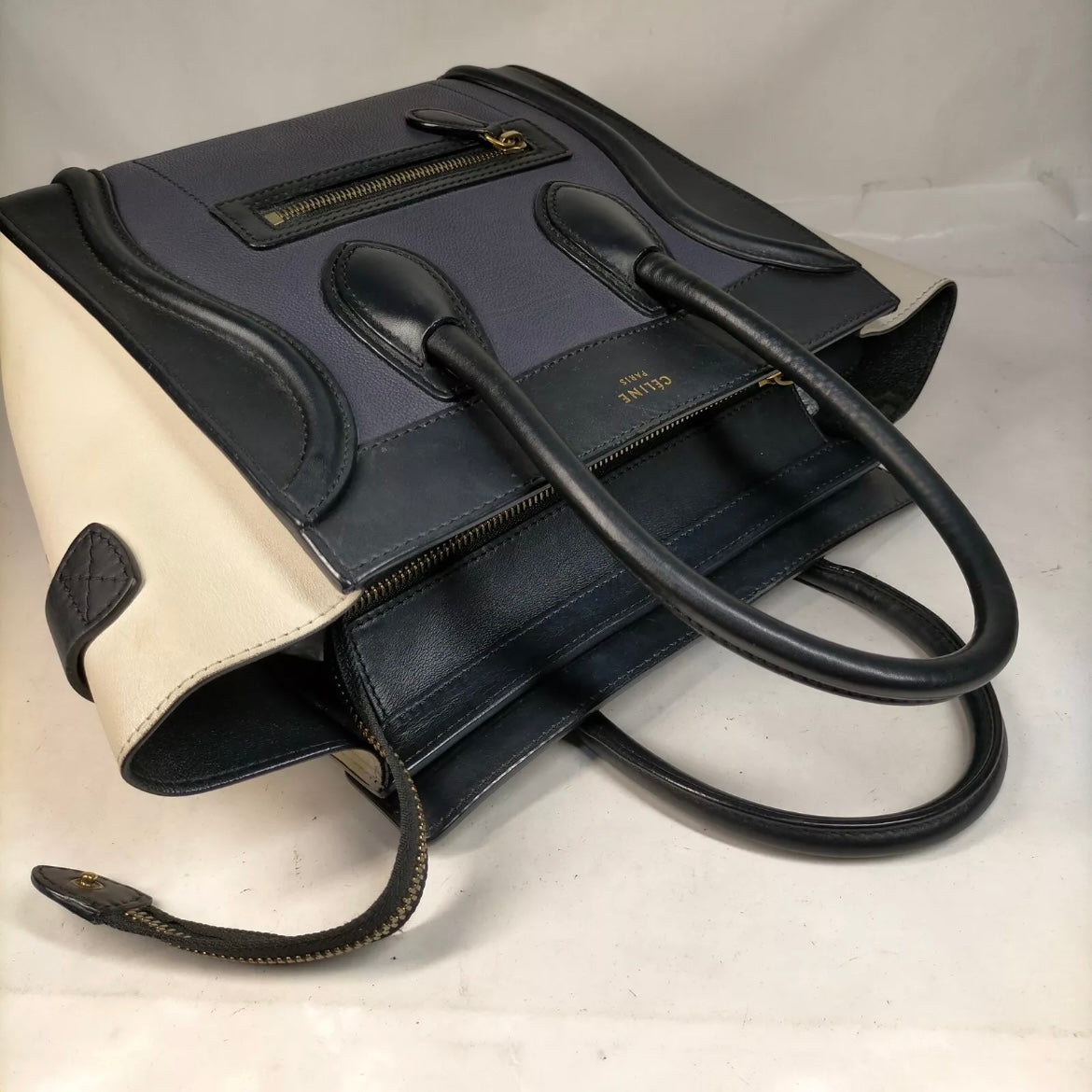 Celine Tri Color Luggage Tote