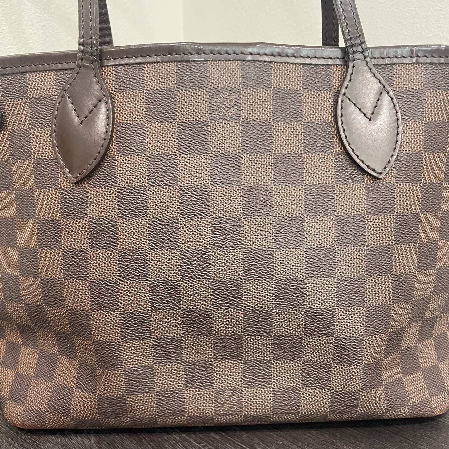 SOLD! Louis Vuitton Damier Ebene Neverfull PM