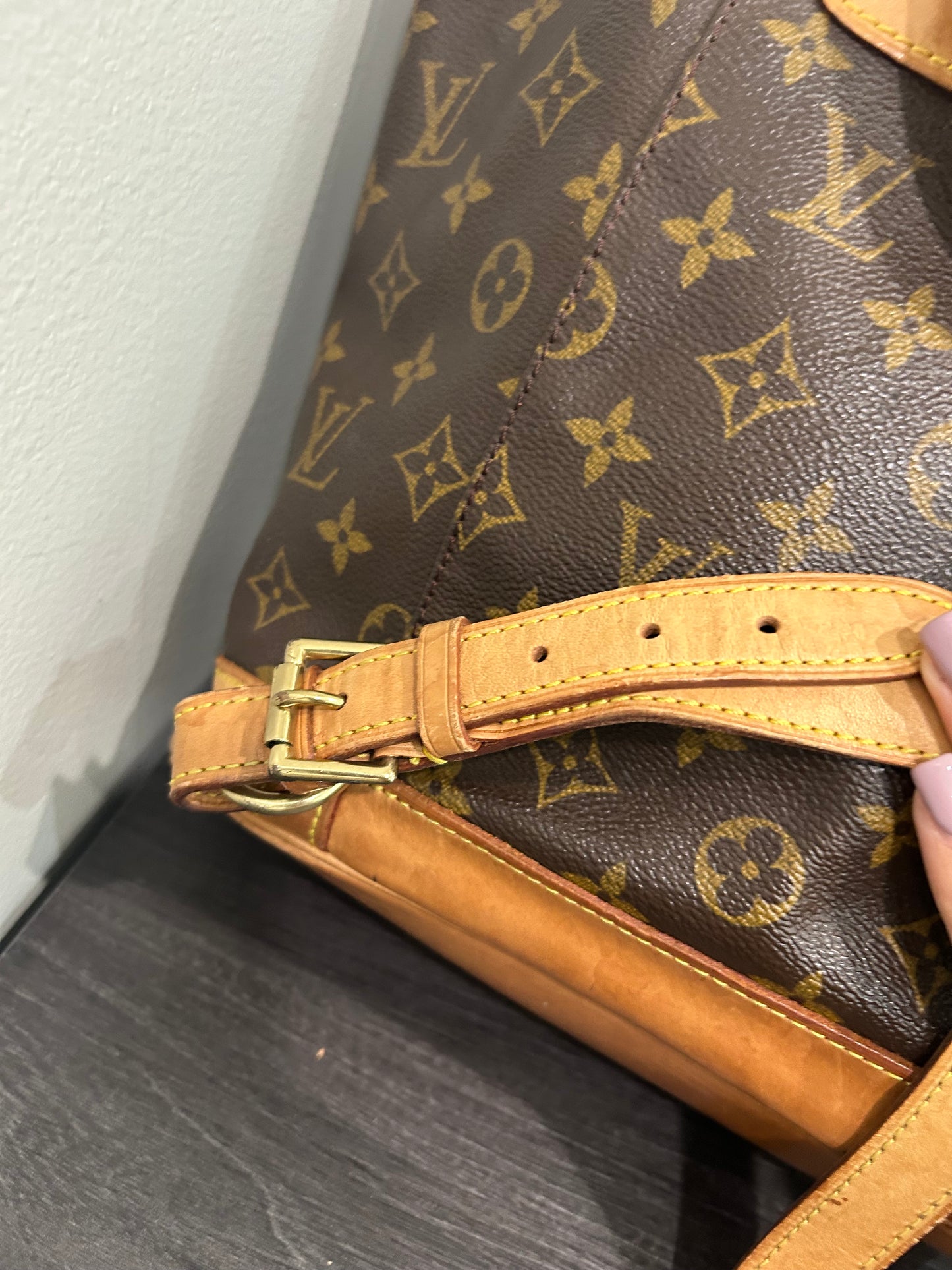 SOLD! Louis Vuitton Monogram Montsouris MM Backpack