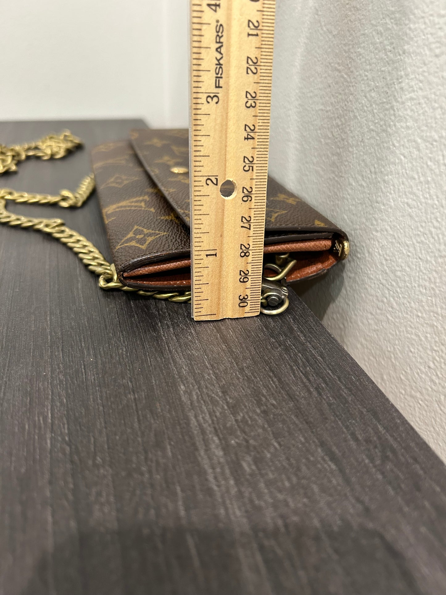 SOLD! Louis Vuitton Monogram Wallet on Chain