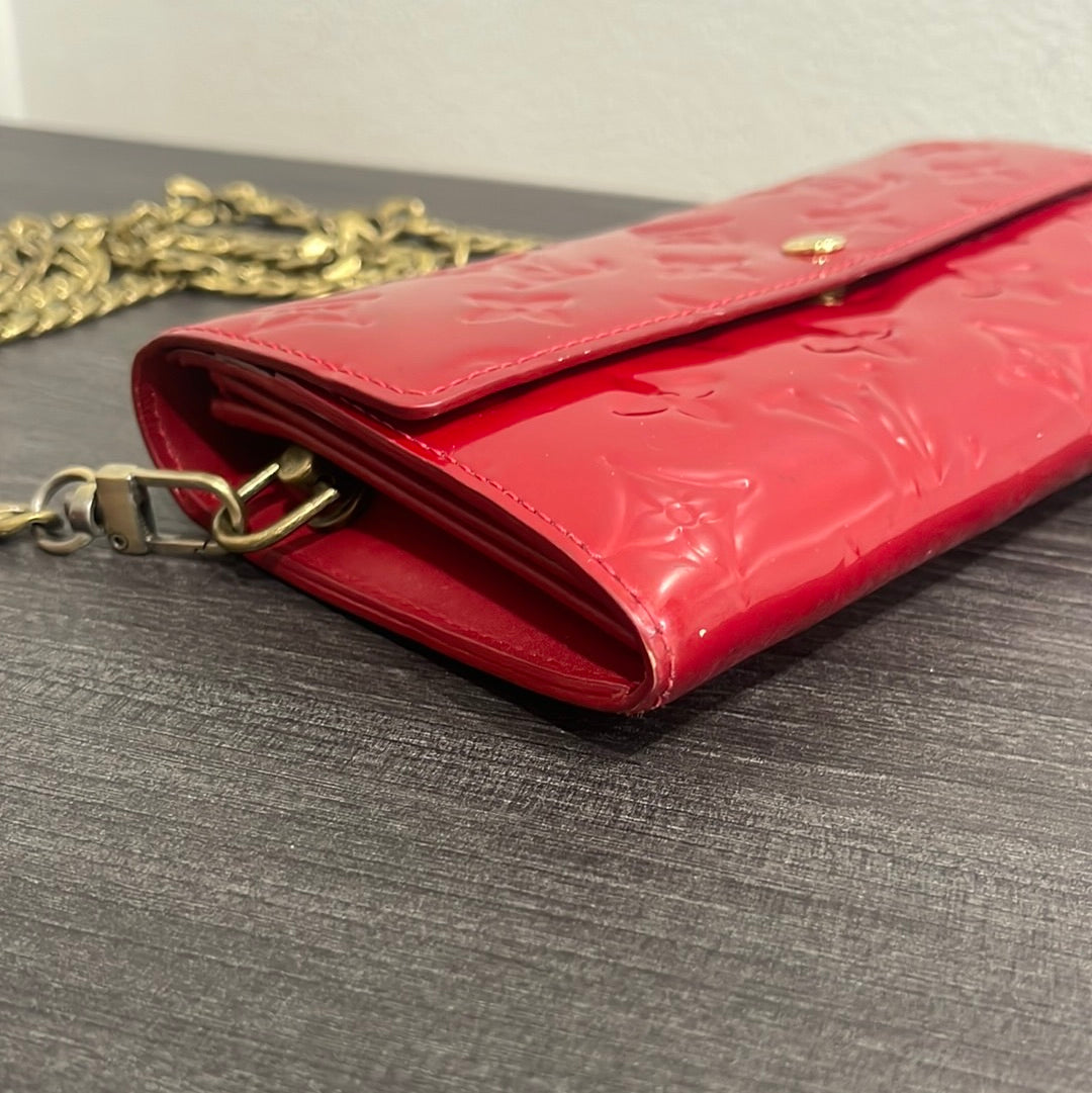 SOLD! Louis Vuitton Vernis Wallet on Chain