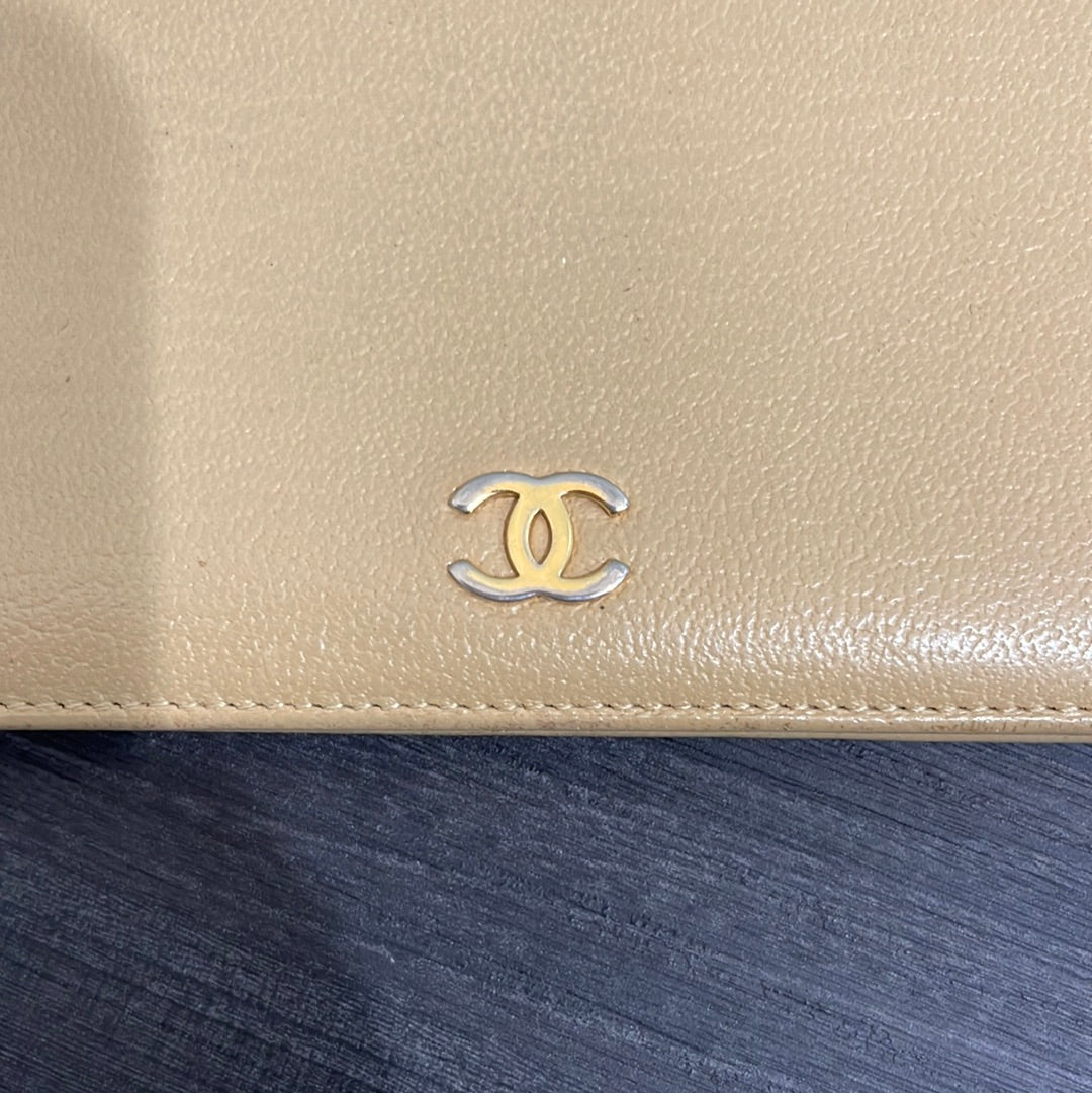 SOLD! CHANEL Leather Wallet