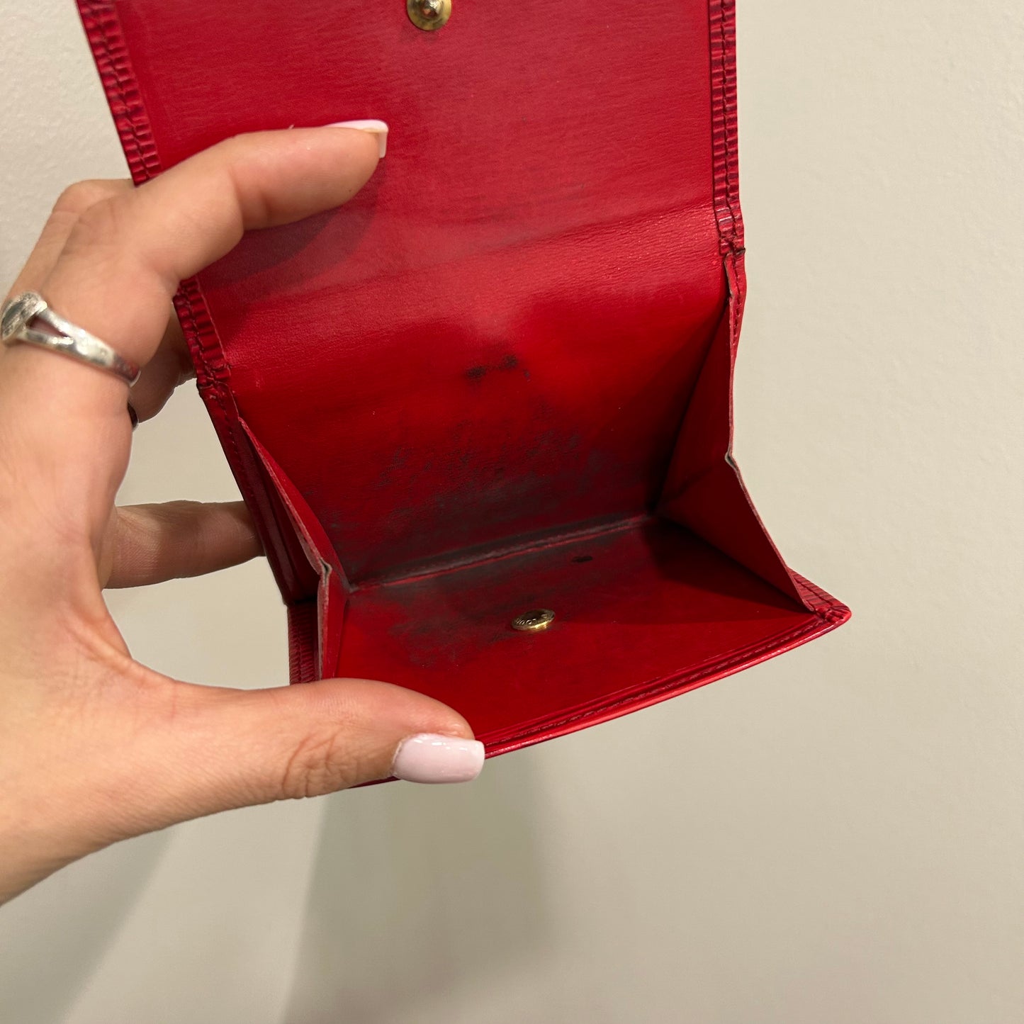 SOLD! Louis Vuitton Epi Wallet