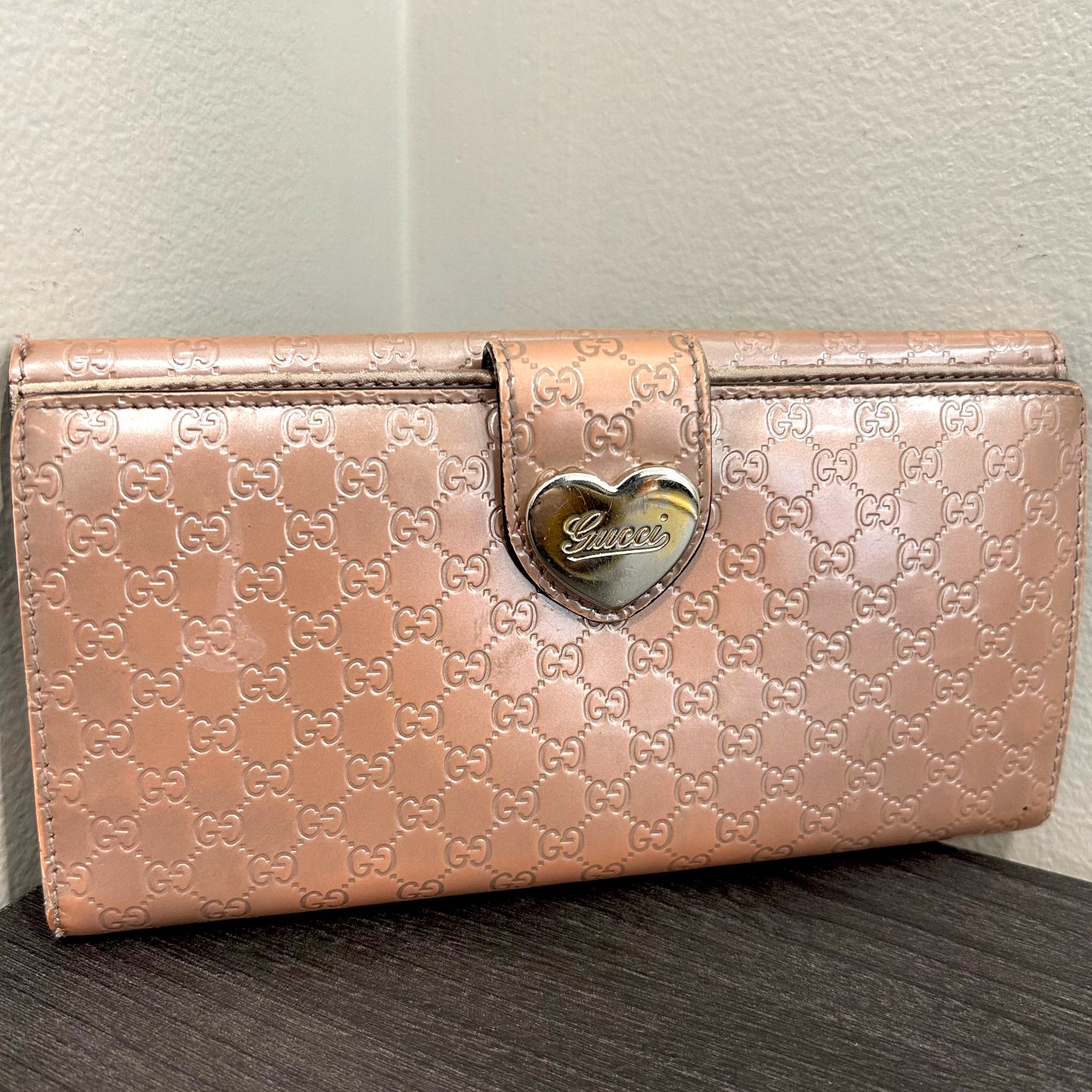 CLEARANCE #183 GUCCI Guccissima Long Wallet