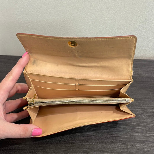 SOLD! Set of 2 Louis Vuitton Monogram Wallet & Epi Leather Card Holder