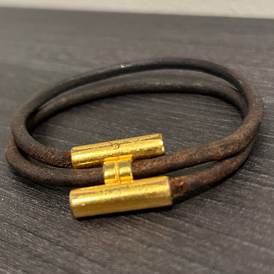 1033 HERMÈS Tournis Tresse Bracelet MSRP $435