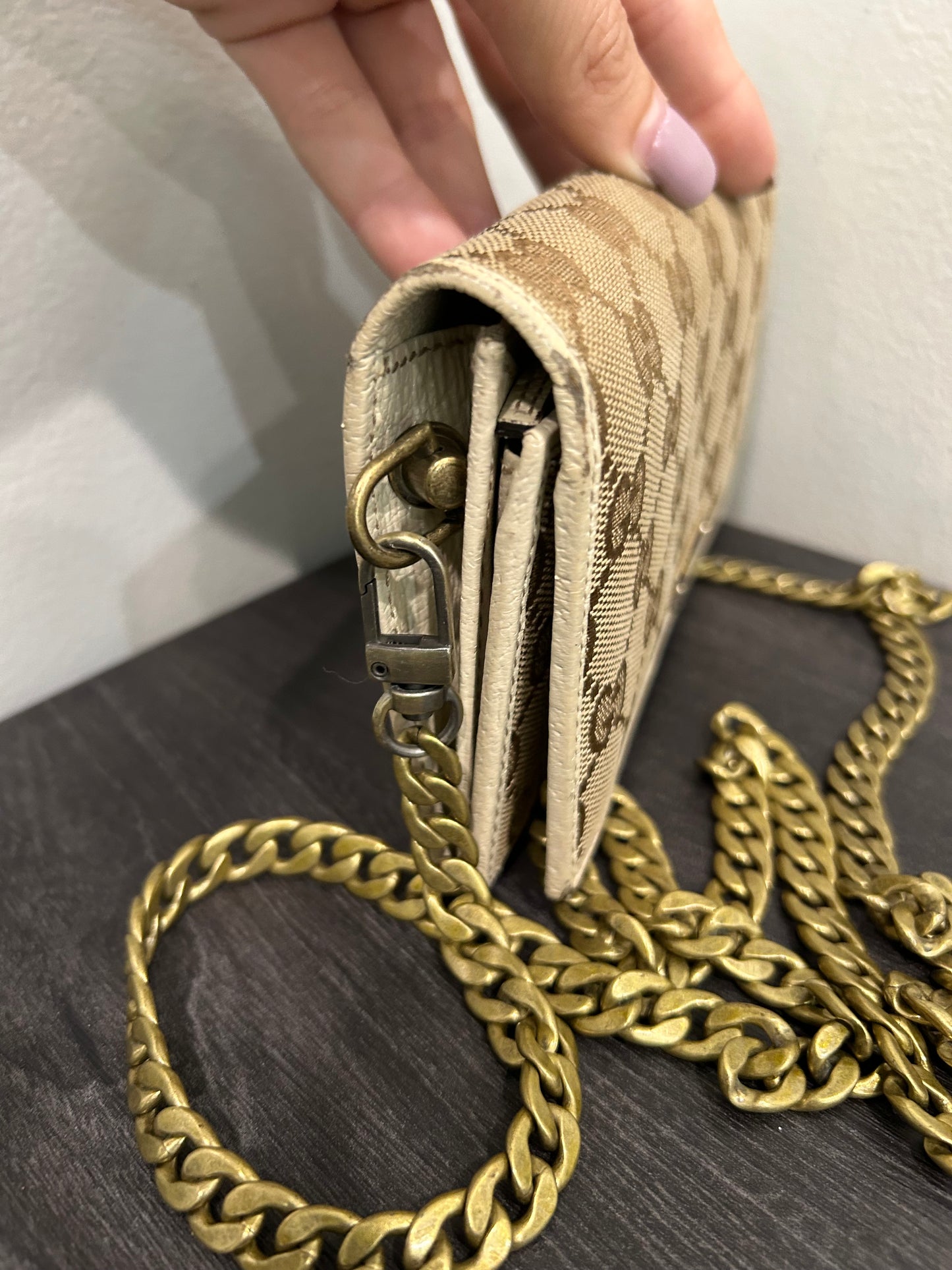 SOLD! Gucci GG Wallet on Chain