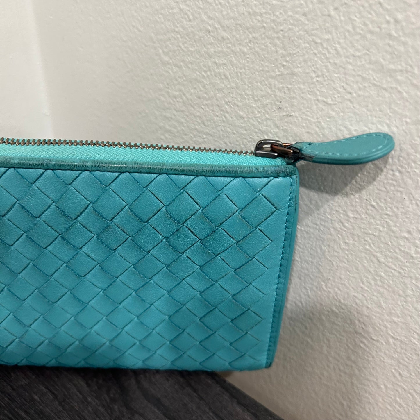 SOLD! Bottega Venneta Zip Wallet
