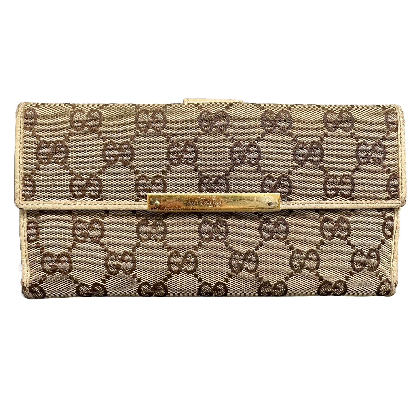 GUCCI GG Canvas Long Wallet