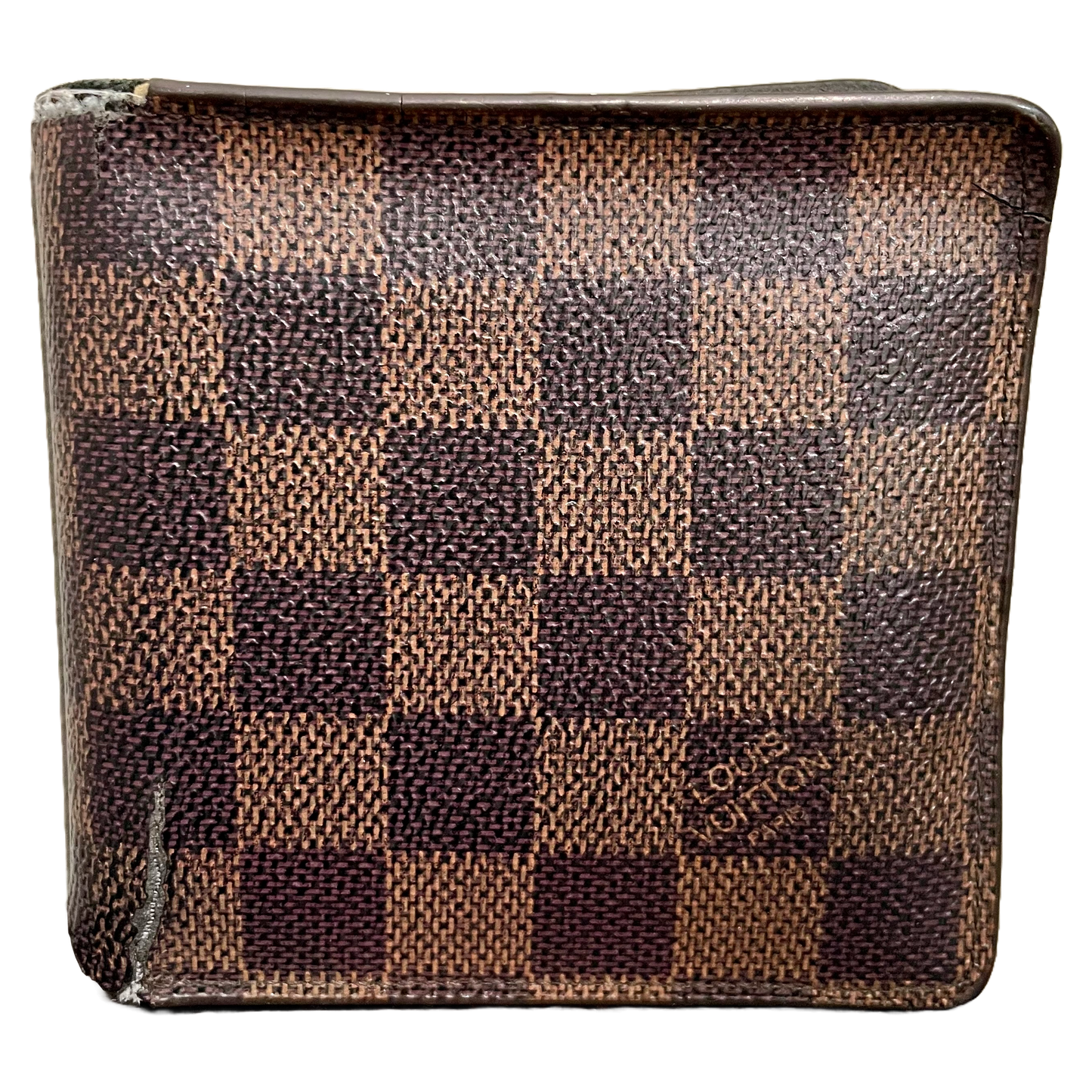 LOUIS VUITTON Damier Ebene Men's Bi-fold Wallet