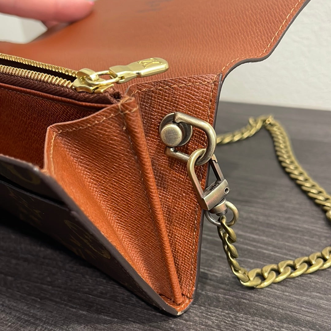 SOLD! Louis Vuitton Monogram Wallet on Chain