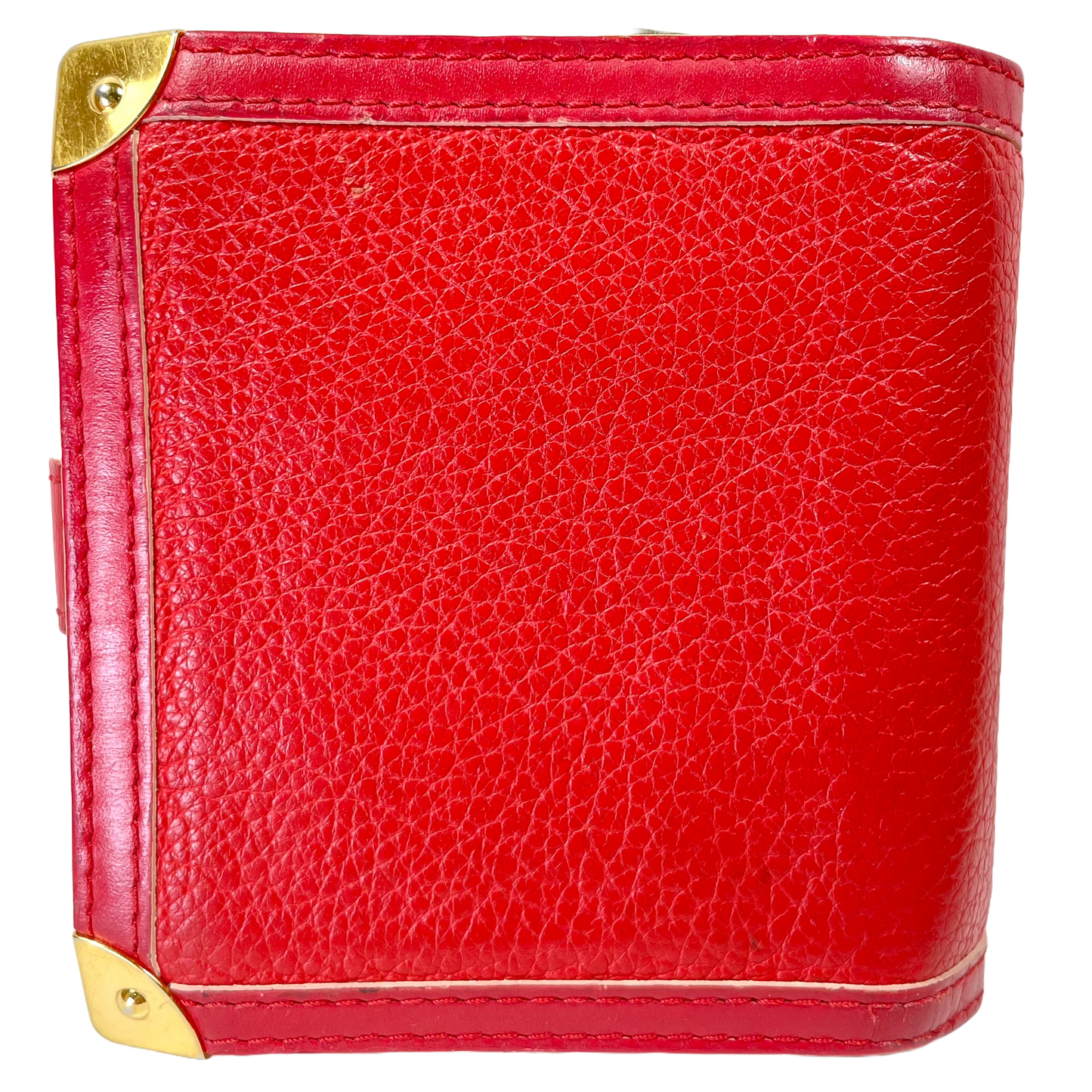 LOUIS VUITTON Red Leather Wallet