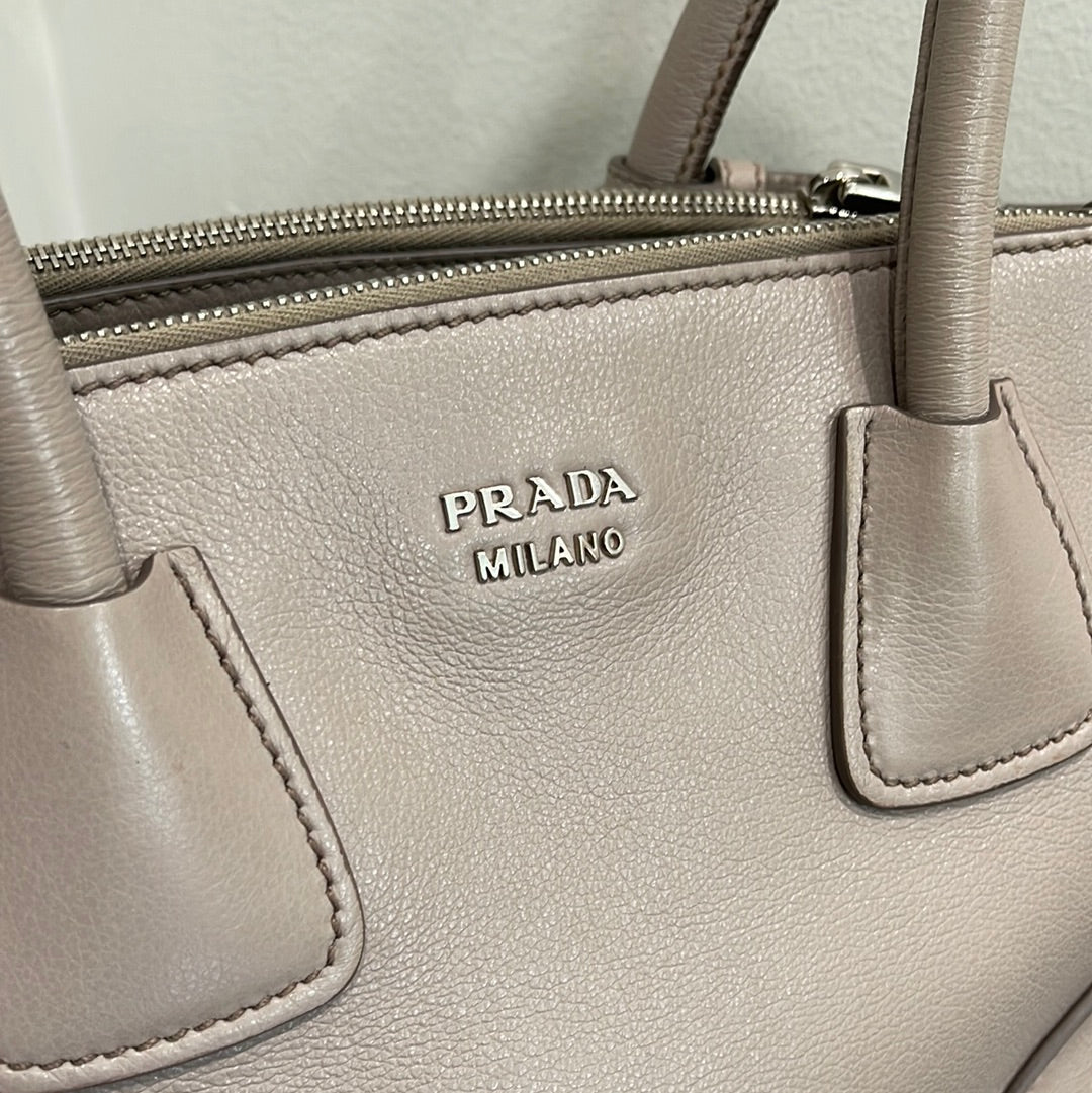 SOLD! Prada Leather & Suede Handbag