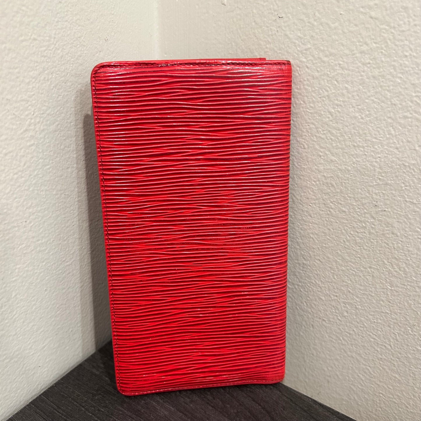 SOLD! Louis Vuitton Epi Checkbook Wallet