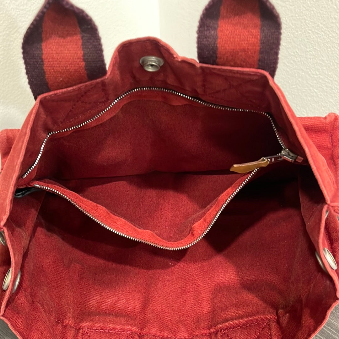 SOLD! Hermès Toile Fourre-Tout PM Tote