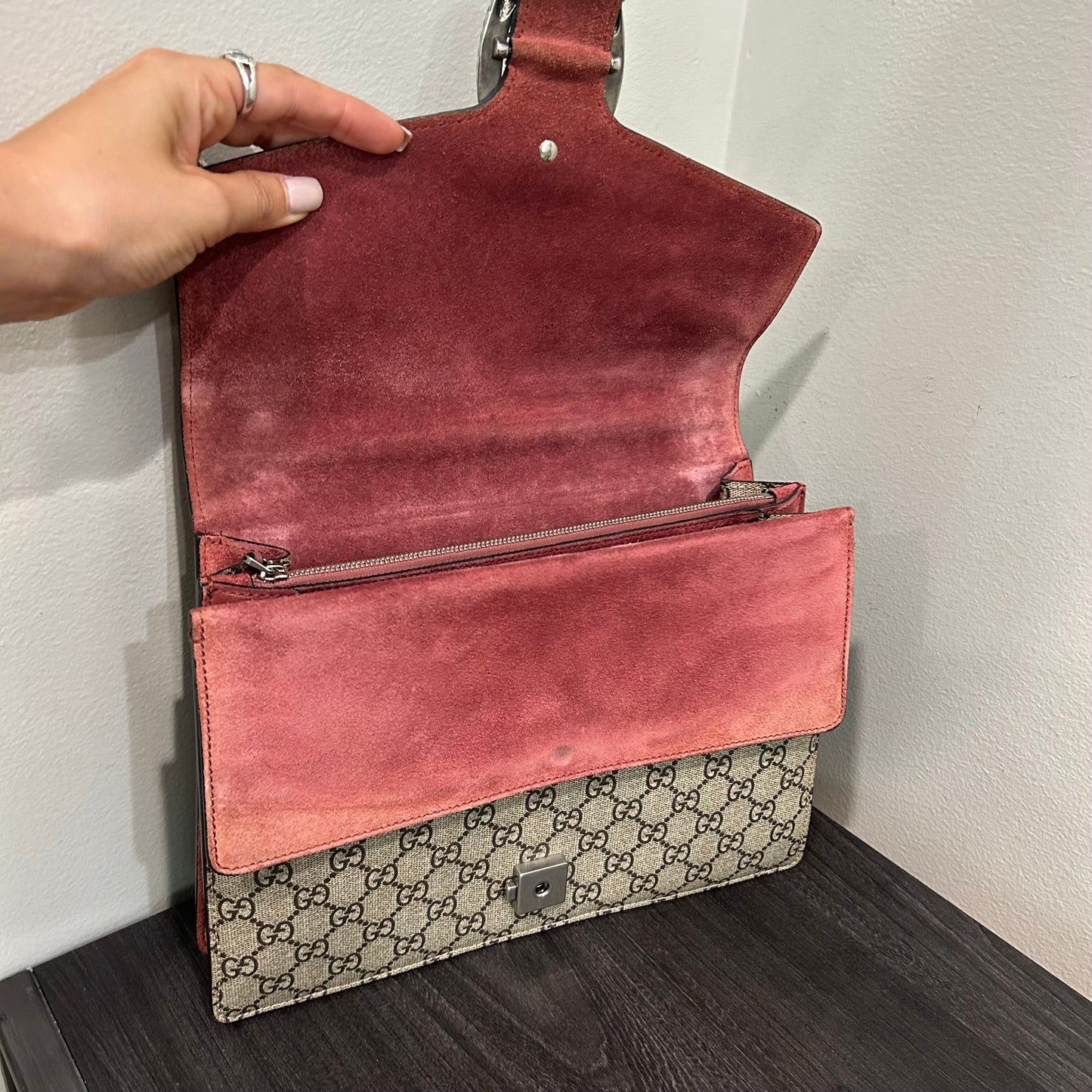 #266 GUCCI GG Supreme Blooms Dionysus Medium