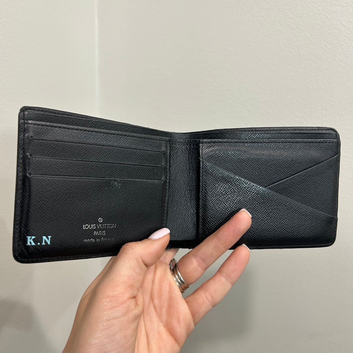 SOLD! Louis Vuitton Graphite Damier Men’s Wallet