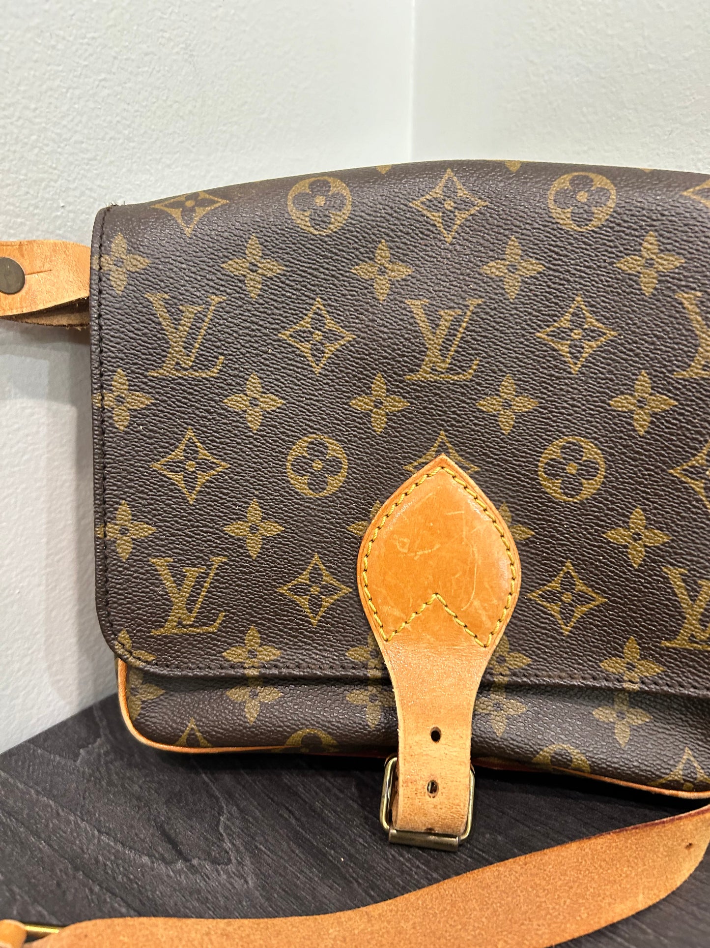 SOLD! Louis Vuitton Monogram Cartouchiere