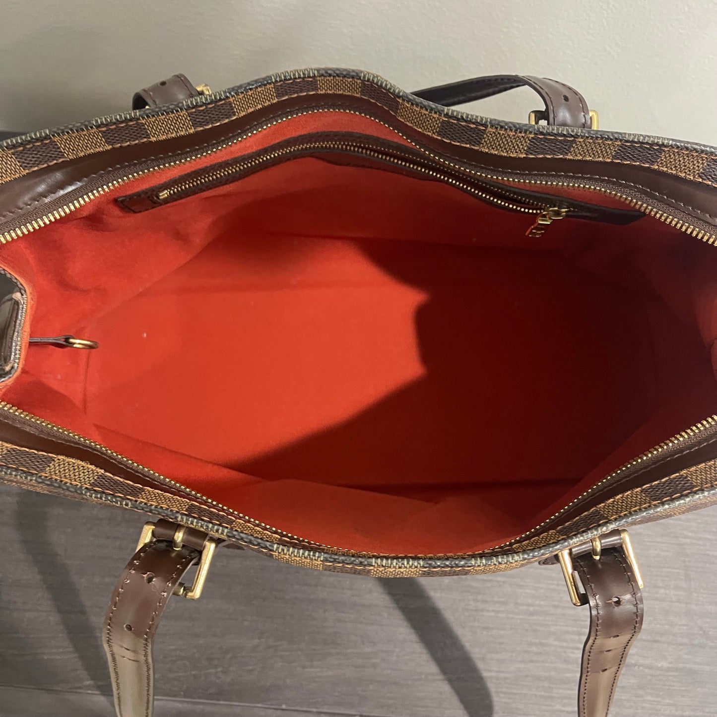 SOLD! Louis Vuitton Damier Ebene Chelsea Tote