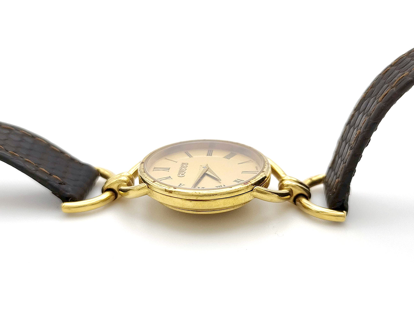 #1244 GUCCI 6000.2.L Swiss Quartz-movement Lizard Watch