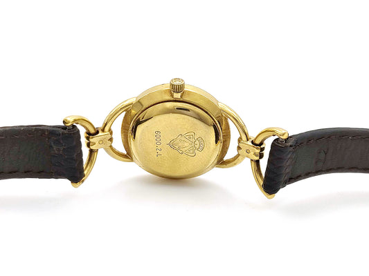 #1244 GUCCI 6000.2.L Swiss Quartz-movement Lizard Watch