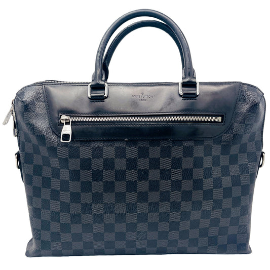 #1168 LOUIS VUITTON Damier Graphite Porte-Documents Jour