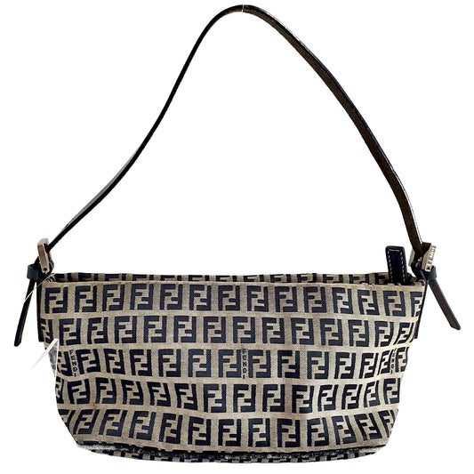 #1202 FENDI Zucchino Boat Pochette