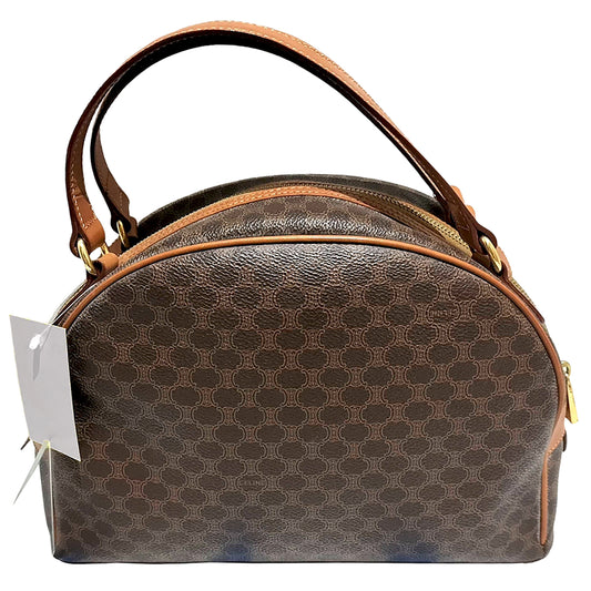 #1292 CELINE Triomphe Macadam Dome Bag