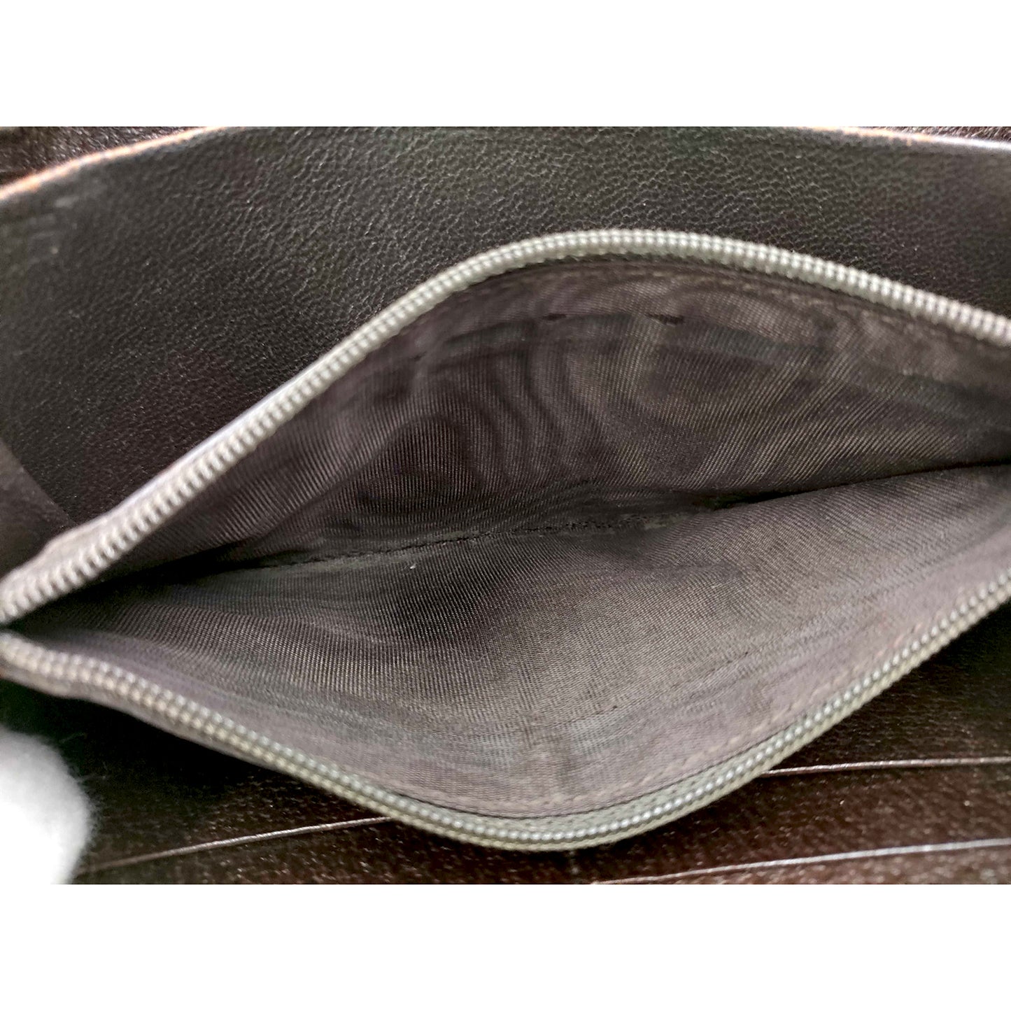 #1174 GUCCI GG Canvas Zippy Wallet