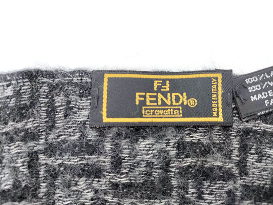 #1526 FENDI Zucca 100% Wool Scarf