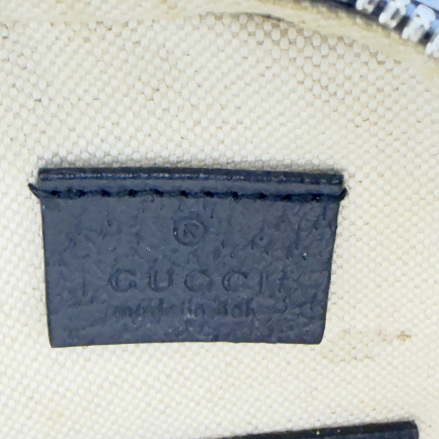 #1236 GUCCI Interlocking G Patch Round Ophidia Red Canvas Bag