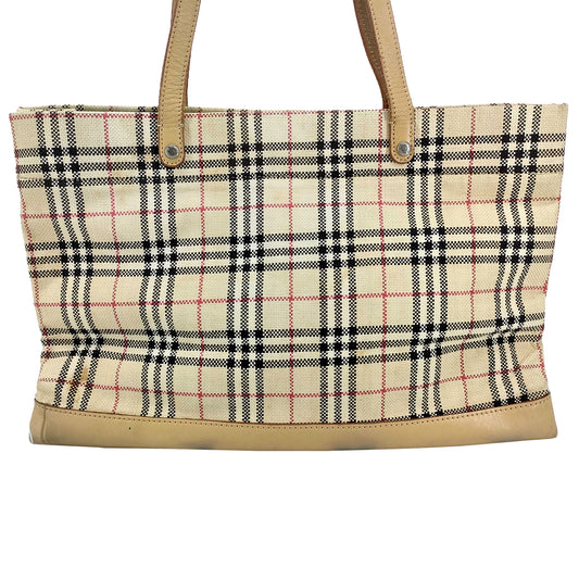 #1297 BURBERRY Blue Label Check Tote