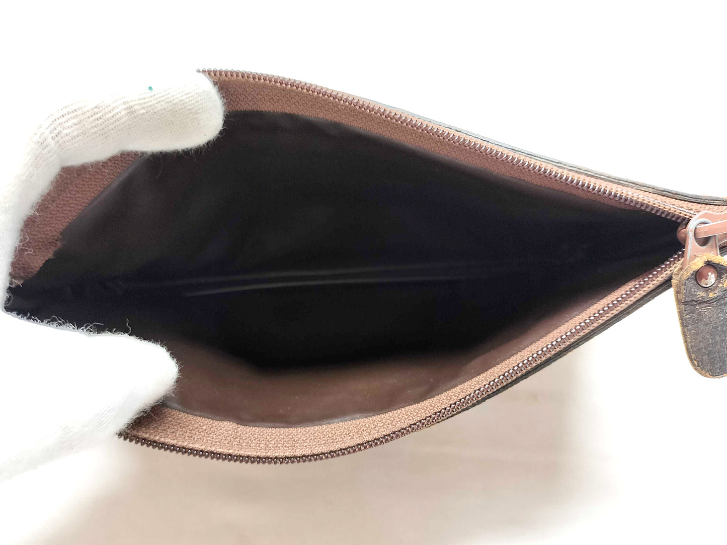 #1293 BURBERRY Vintage Check Cosmetic Pouch