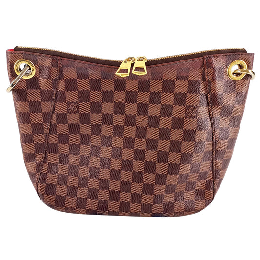 #1286 LOUIS VUITTON South Bank Besace Damier Ebene Crossbody