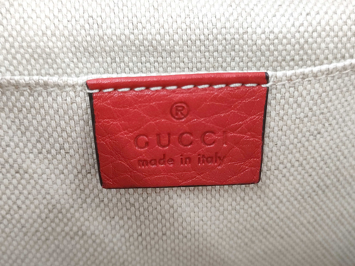 GUCCI Soho Disco Camera Red Crossbody(Oct 31)