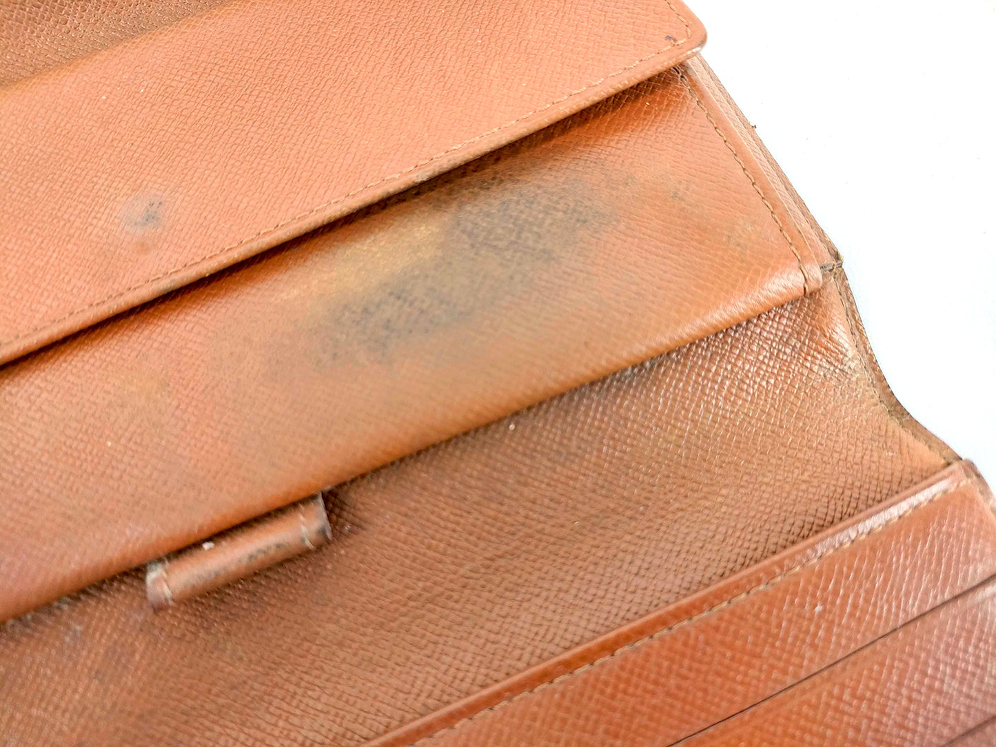 #1457 LOUIS VUITTON Monogram Tri-fold Long Wallet