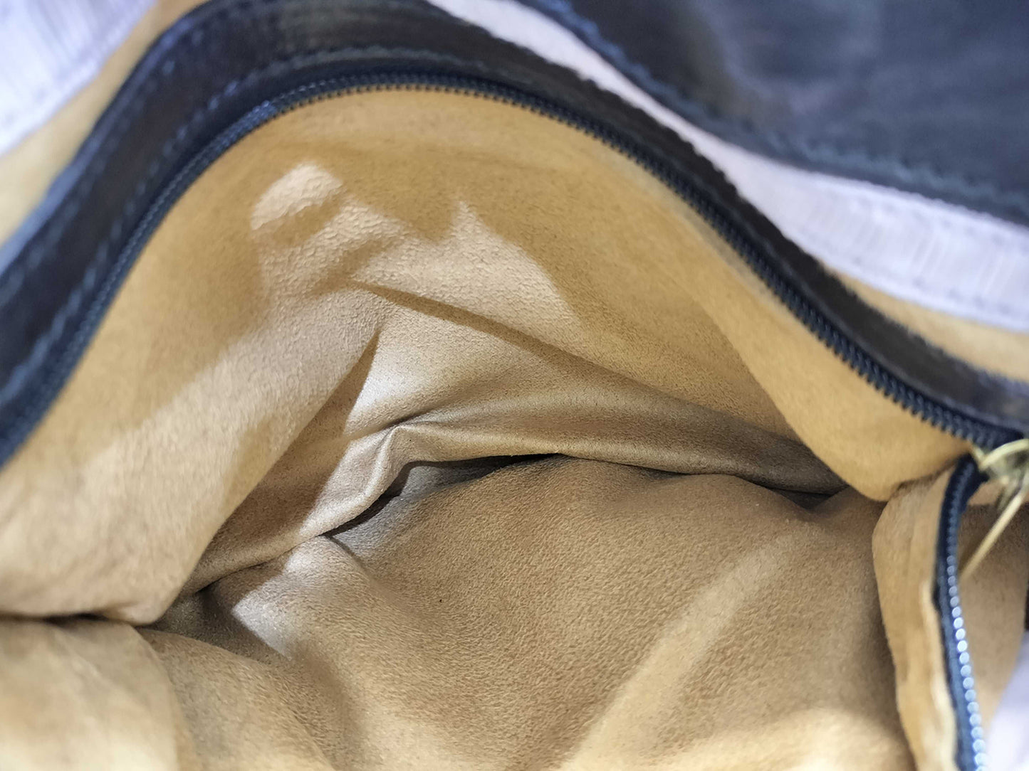 #1414 JIMMY CHOO Black Leather & Neoprene Maddy Bag