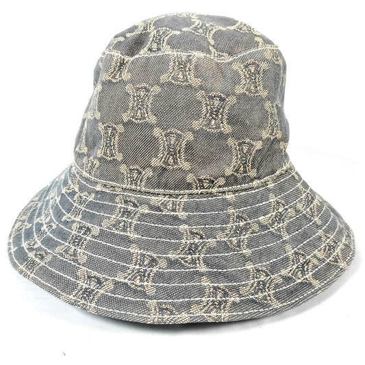 #1400 CELINE Triomphe Denim Bucket Hat