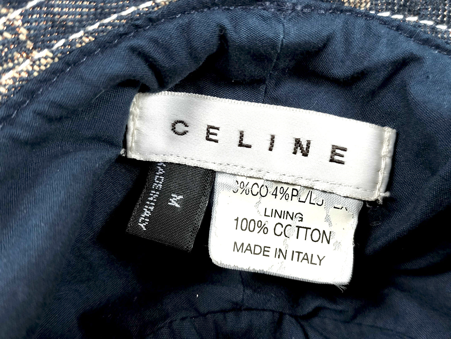 #1400 CELINE Triomphe Denim Bucket Hat