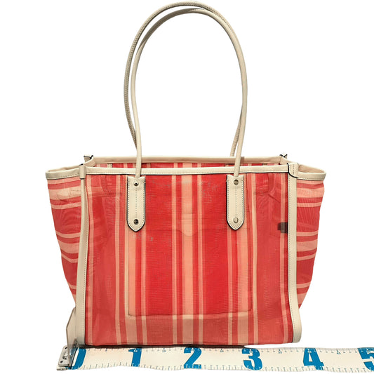 #1427 KATE SPADE Ella Beach Chair Striped Mesh Tote