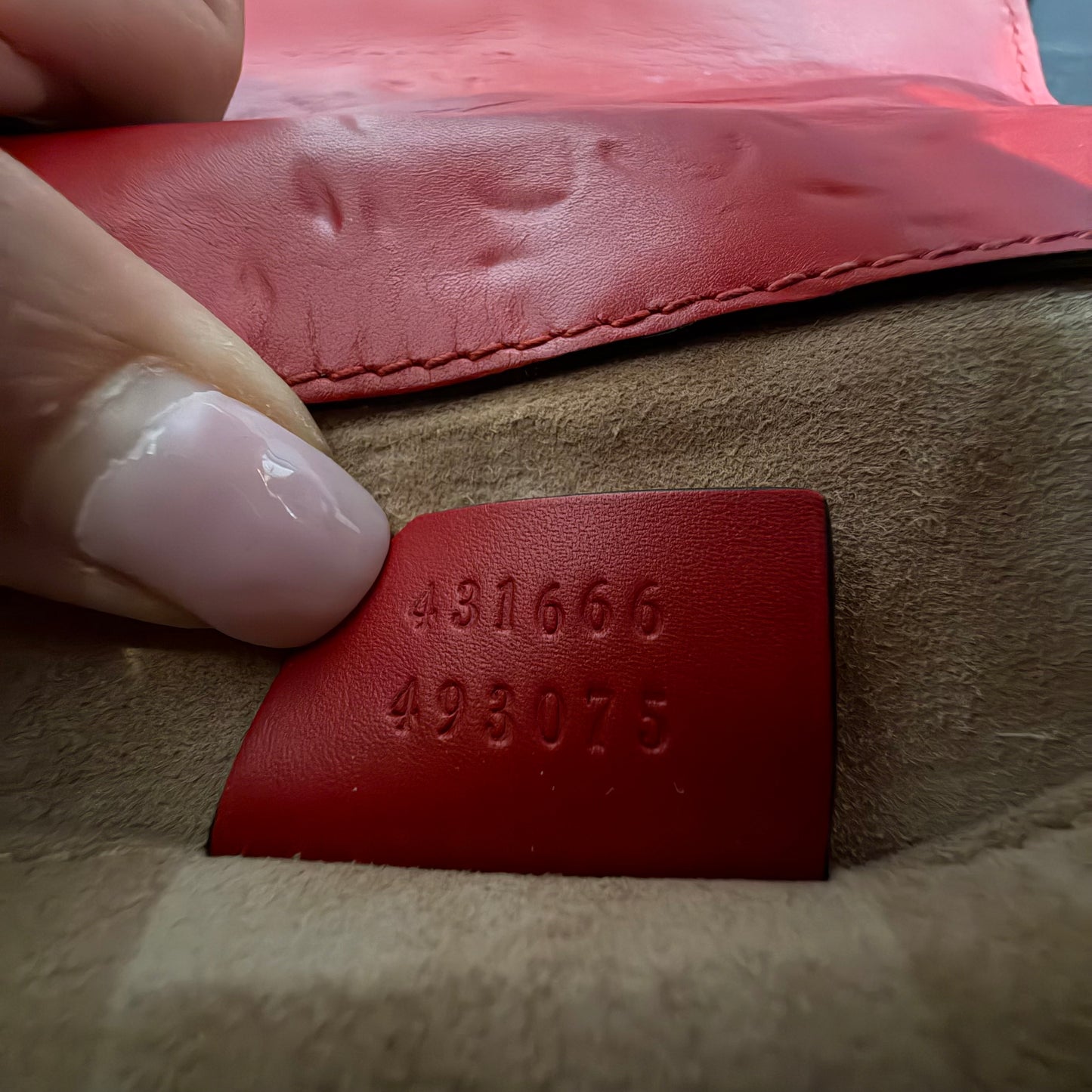 #8205 GUCCI Mini Red Sylvie