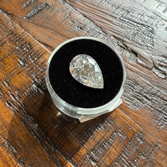 #1104 4.48ct Pear Brilliant Lab Diamond