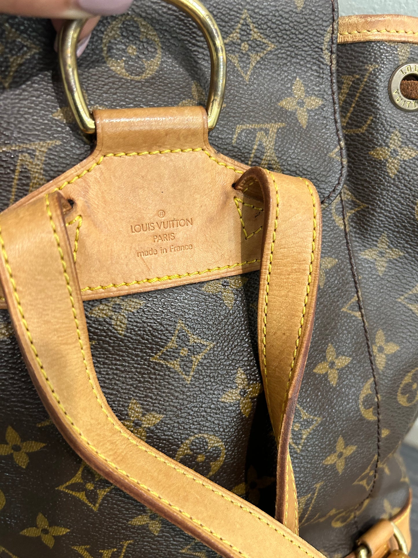 SOLD! Louis Vuitton Monogram Montsouris MM Backpack