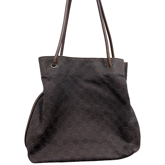 #8274 GUCCI Brown GG Shoulder Bag